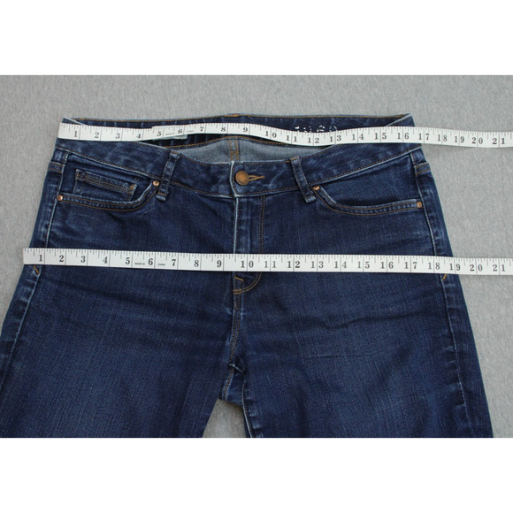 Gap Jeans Womens 30 Blue Denim Stretch Pockets Mid-Rise Perfect Bootcut Leg - Picture 5 of 7